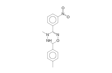 4-Methyl-3-(3-nitrophenyl)-6-p-tolyl-5,6-dihydro-4H-[1,2,4,5]oxatriazine