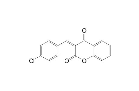 3-(4-CHLOROBENZYLIDENE)-1-BENZOPYRAN-2,4-DIONE
