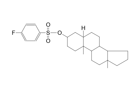(5alpha)-androstan-3-yl 4-fluorobenzenesulfonate