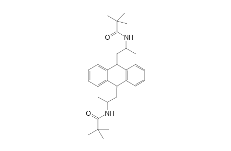 2,2-Dimethyl-N-[1-methyl-2-[10-[2-(pivaloylamino)propyl]-9,10-dihydroanthracen-9-yl]ethyl]propionamide