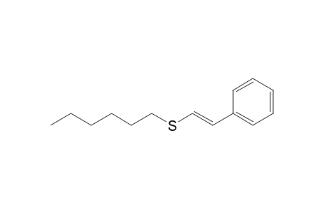 ((E)-2-Hexylsulfanyl-vinyl)-benzene