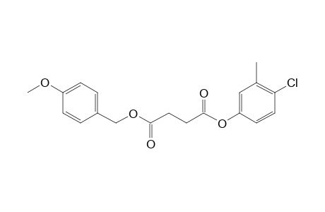 Succinic acid, 4-chloro-3-methylphenyl 4-methoxybenzyl ester