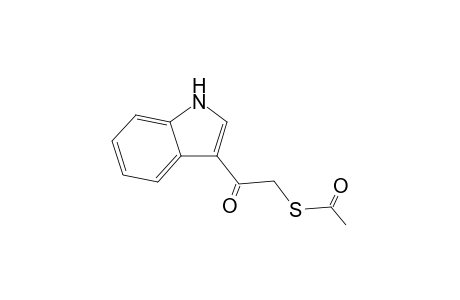 3-(.alpha.-Acetylthioacetyl)indole