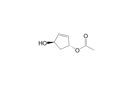 4-Cyclopentene-1,3-diol, monoacetate, (1S-trans)-