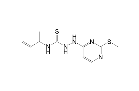 N-(1-methyl-2-propenyl)-2-[2-(methylsulfanyl)-4-pyrimidinyl]hydrazinecarbothioamide