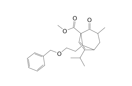 Methyl 8-(2-benzyloxyethyl)-6-isopropyl-3-methyl-2-oxobicyclo[3.2.1]oct-6-ene-1-carboxylate