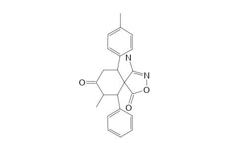4-AMINO-7-METHYL-6-PHENYL-10-(4-METHYLPHENYL)-2-OXA-3-AZASPIRO-[4.5]-DEC-3-ENE-1,8-DIONE