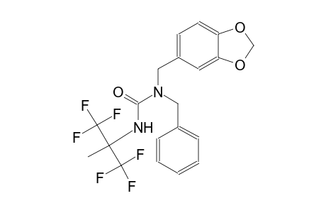 N-(1,3-benzodioxol-5-ylmethyl)-N-benzyl-N'-[2,2,2-trifluoro-1-methyl-1-(trifluoromethyl)ethyl]urea