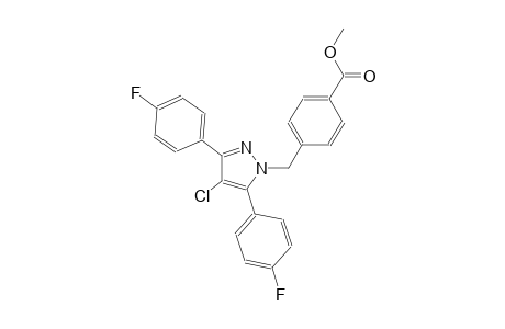 methyl 4-{[4-chloro-3,5-bis(4-fluorophenyl)-1H-pyrazol-1-yl]methyl}benzoate