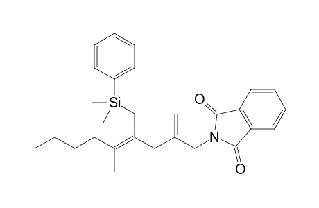 (4Z)-2-(4-{1-[Dimethyl(phenyl)silyl]methyl}-5-methyl-2-methylene-non-4-enyl)isoindoline-1,3-dione