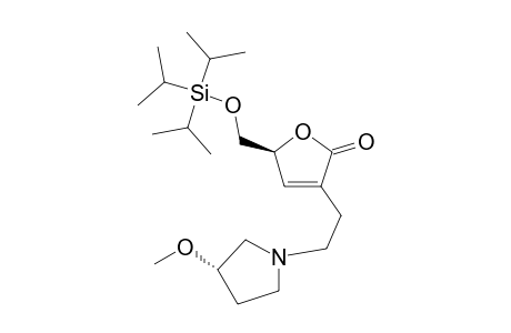 (5S)-5-TRIISOPROPYLSILYLOXYMETHYL-3-[2'-[(3''S)-3''-METHOXYPYRROLIDINYL]-ETHYL]-FURAN-2-(5H)-ONE