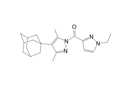 4-(1-adamantyl)-1-[(1-ethyl-1H-pyrazol-3-yl)carbonyl]-3,5-dimethyl-1H-pyrazole