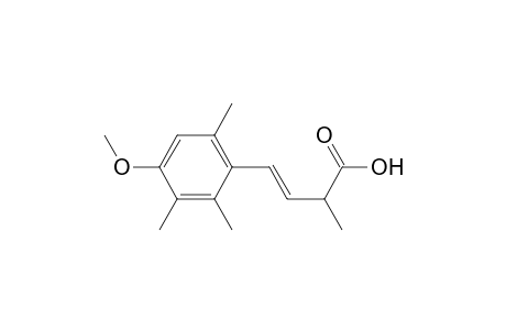 3-Butenoic acid, 4-(4-methoxy-2,3,6-trimethylphenyl)-2-methyl-, (E)-