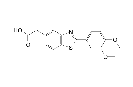 2-(3,4-dimethoxyphenyl)-5-benzothiazoleacetic acid