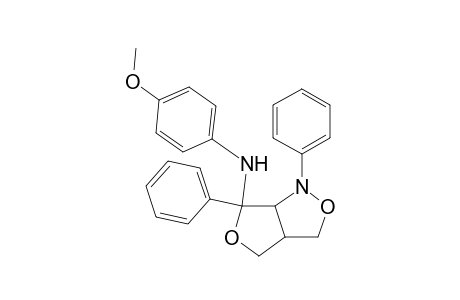 1H,3H-Furo[3,4-c]isoxazol-6-amine, tetrahydro-N-(4-methoxyphenyl)-1,6-diphenyl-