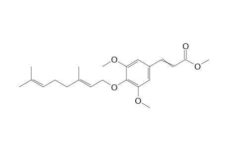4-Geranoyl sinapic acid methyl ester