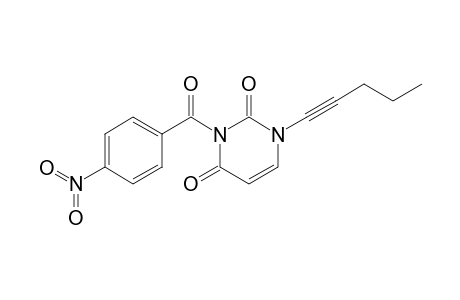 1-(1-Pentynyl)-3-(p-nitrobenzoyl)uracil