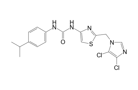 1-(p-cumenyl)-3-{2-[(4,5-dichloroimidazol-1-yl)methyl]-4-thiazolyl}urea
