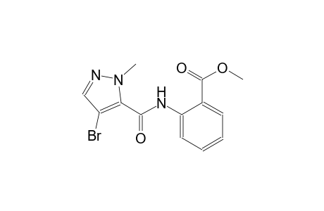 methyl 2-{[(4-bromo-1-methyl-1H-pyrazol-5-yl)carbonyl]amino}benzoate