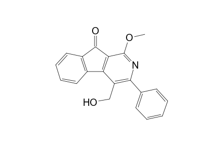 1-Methoxy-4-methylol-3-phenyl-indeno[2,1-c]pyridin-9-one