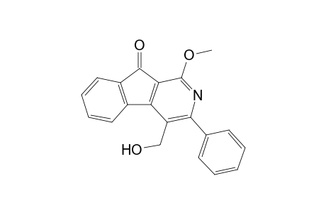 1-Methoxy-4-methylol-3-phenyl-indeno[2,1-c]pyridin-9-one