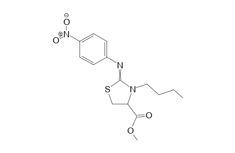 Methyl 3-butyl-2-[(4-nitrophenyl)imino]-1,3-thiazolane-4-carboxylate