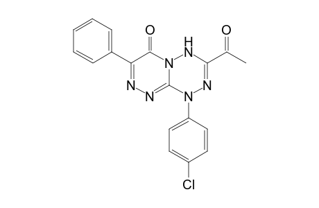3-Acetyl-1-(4-chlorophenyl)-7-phenyl-1H-[1,2,4]triazino[4,3-b][1,2,4,5]tetrazin-6(4H)-one