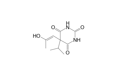 5-(2'-hydroxyprop-2'-enyl)-5-isopropyl 2,4,6-trioxo-1,3,5-trihydro-1,3-pyrimidine
