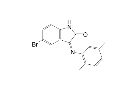2H-indol-2-one, 5-bromo-3-[(2,5-dimethylphenyl)imino]-1,3-dihydro-, (3Z)-