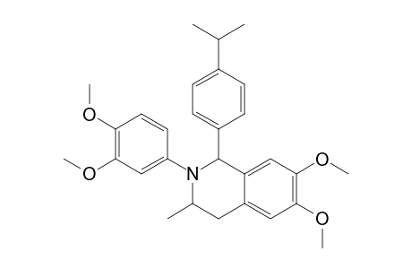 CIS-6,7-DIMETHOXY-2-(3,4-DIMETHOXYPHENYL)-3-METHYL-1-[4-(2-PROPYLPHENYL)]-1,2,3,4-TETRAHYDROISOQUINOLINE