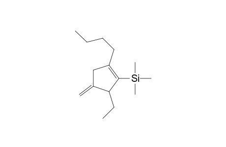 1-Butyl-3-ethyl-4-methylene-2-(trimethylsilyl)-1-cyclopentene