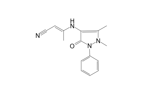 (2E)-3-[(1,5-Dimethyl-3-oxo-2-phenyl-2,3-dihydro-1H-pyrazol-4-yl)amino]-2-butenenitrile