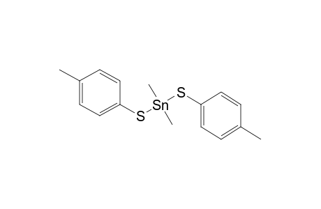 bis(p-tolylthio)dimethylstannane