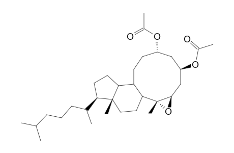 (1R,10R)-1,10-EPOXY-5,10-SECOCHOLESTANE-3-BETA,5-ALPHA-DIYL-DIACETATE