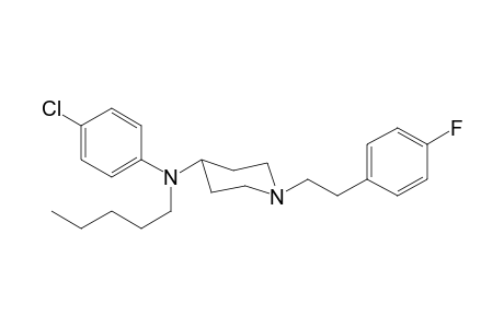 N-4-Chlorophenyl-1-[2-(4-fluorophenyl)ethyl]-N-pentyl-piperidin-4-amine