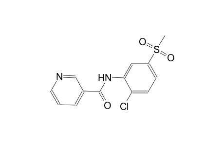 3-pyridinecarboxamide, N-[2-chloro-5-(methylsulfonyl)phenyl]-