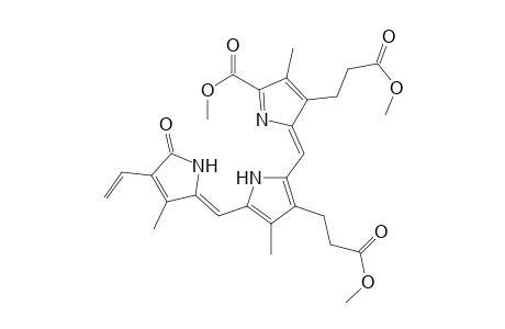 1H-Pyrrole-3-propanoic acid, 5-[(4-ethenyl-1,5-dihydro-3-methyl-5-oxo-2H-pyrrol-2-ylidene)methyl]-2-[[5-(methoxycarbonyl)-3-(3-methoxy-3-oxopropyl)-4-methyl-2H-pyrrol-2-ylidene]methyl]-4-methyl-, methyl ester, (Z,Z)-