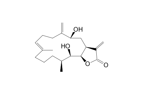 3(R),13-Dihydroxycembra-4(18),7,15(17)-trien-16,14-olide