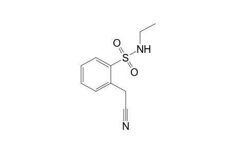 o-(CYANOMETHYL)-N-ETHYLBENZENESULFONAMIDE