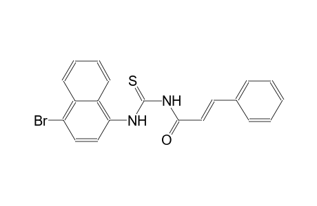 thiourea, N-(4-bromo-1-naphthalenyl)-N'-[(2E)-1-oxo-3-phenyl-2-propenyl]-