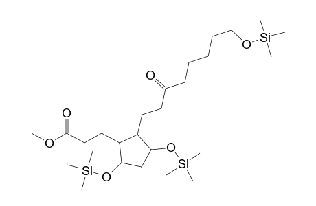 3-(2-(3-oxo-8-(trimethylsiloxy)octyl)-3,5-di(trimethylsiloxy)cyclopenyl)propanoic acid methyl ester