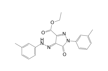 4,5-dioxo-1-m-tolyl-2-pyrazoline-3-carboxylic acid, ethyl ester, 4-(m-tolyhydrazone)