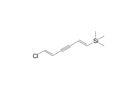 (1E,5E)-6-Trimethylsilyl-1-chloro-1,5-hexadien-3-yne