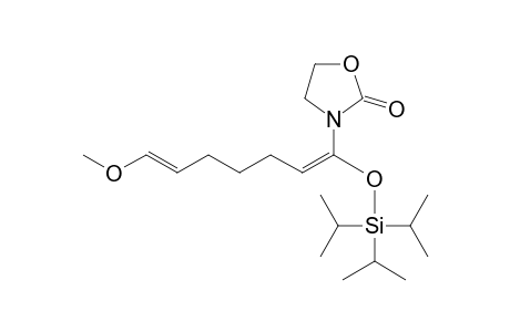 3-(7-Methoxy-1-triisopropylsilyloxyhepta-1,6-dienyl)oxazolidin-2-one