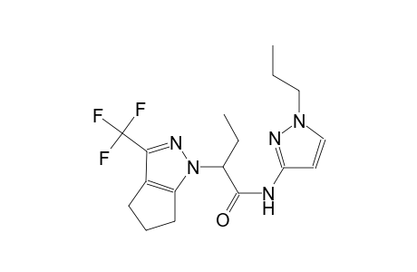 N-(1-propyl-1H-pyrazol-3-yl)-2-(3-(trifluoromethyl)-5,6-dihydrocyclopenta[c]pyrazol-1(4H)-yl)butanamide