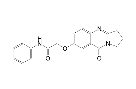 acetamide, N-phenyl-2-[(1,2,3,9-tetrahydro-9-oxopyrrolo[2,1-b]quinazolin-7-yl)oxy]-