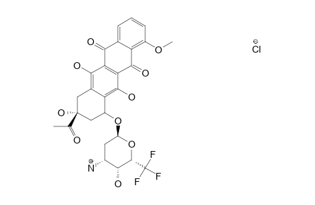 7-O-(3-AMINO-2,3,6-TRIDEOXY-6,6,6-TRIFLUORO-ALPHA-L-LYXO-HEXOPYRANOSYL)-DAUNOMYCINONE