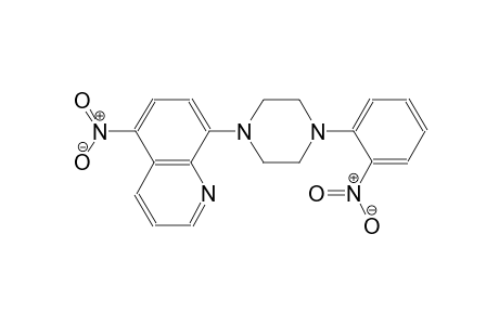 5-nitro-8-[4-(2-nitrophenyl)-1-piperazinyl]quinoline
