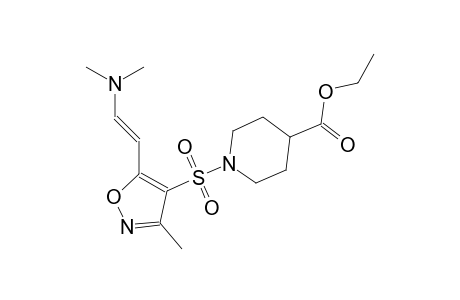 4-piperidinecarboxylic acid, 1-[[5-[(E)-2-(dimethylamino)ethenyl]-3-methyl-4-isoxazolyl]sulfonyl]-, ethyl ester