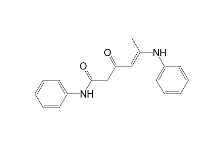 4-Hexenamide, 3-oxo-N-phenyl-5-(phenylamino)-